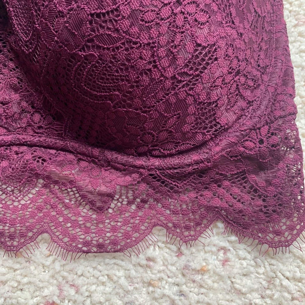 PINK lace push-up bralette - Picture 3 of 6